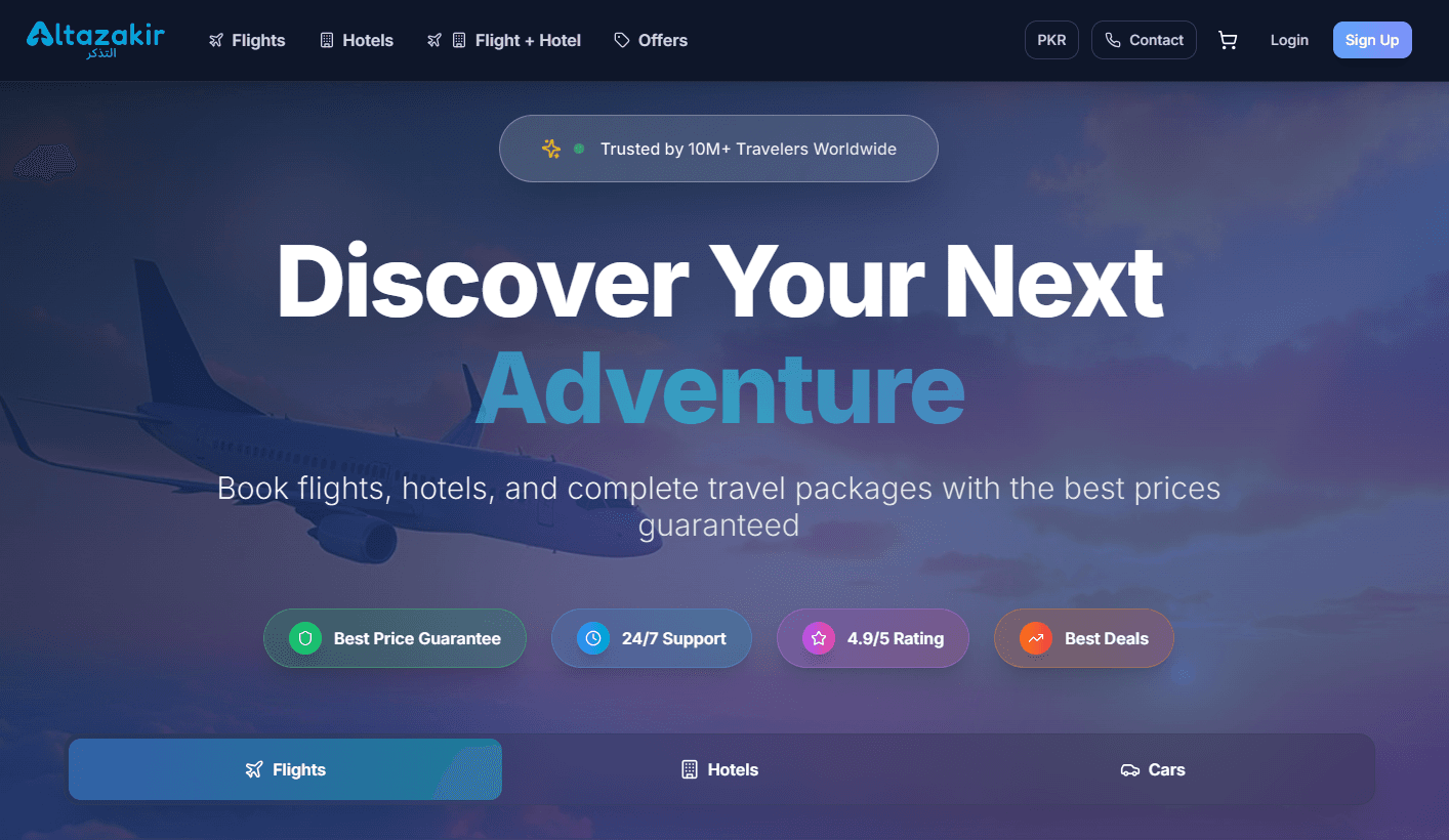 Altazakir - Travel Booking Platform preview