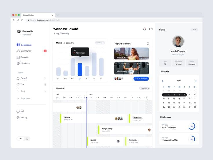 Gym Management System preview